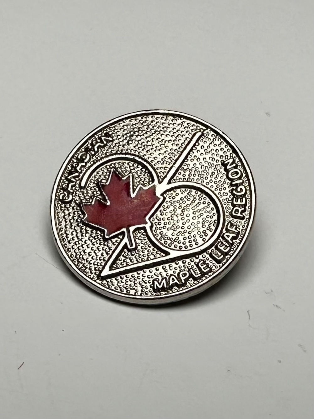 ✨2 for $10✨ 2005 Canada Maple Leaf Recognition Pin Silver Tone Anniversary Pin